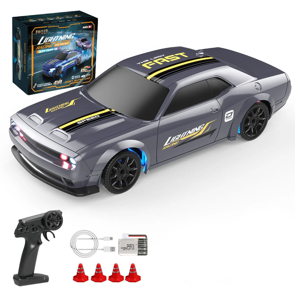 Drift Super 1:43 Scale 4WD Fully Proportional Control, LED Lights, USB Rechargeable Sale