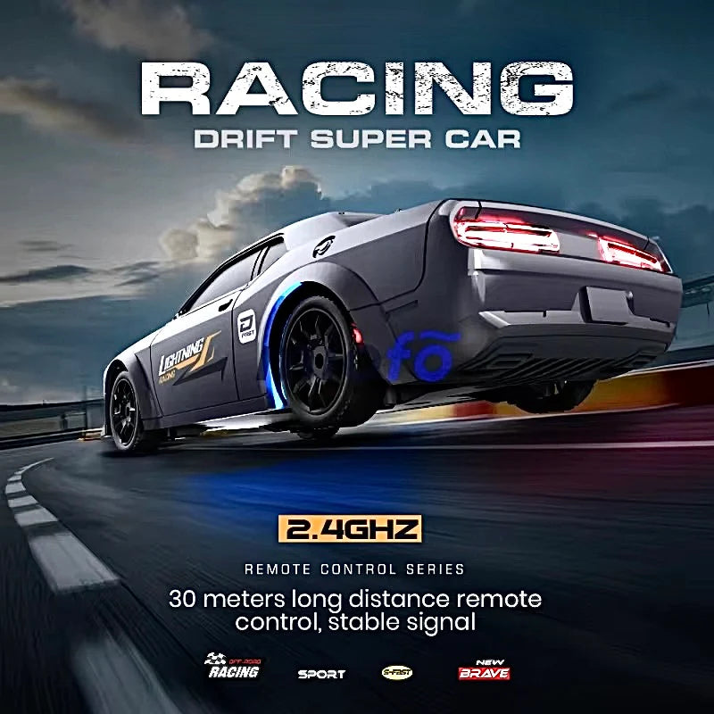 Drift Super 1:43 Scale 4WD Fully Proportional Control, LED Lights, USB Rechargeable Sale
